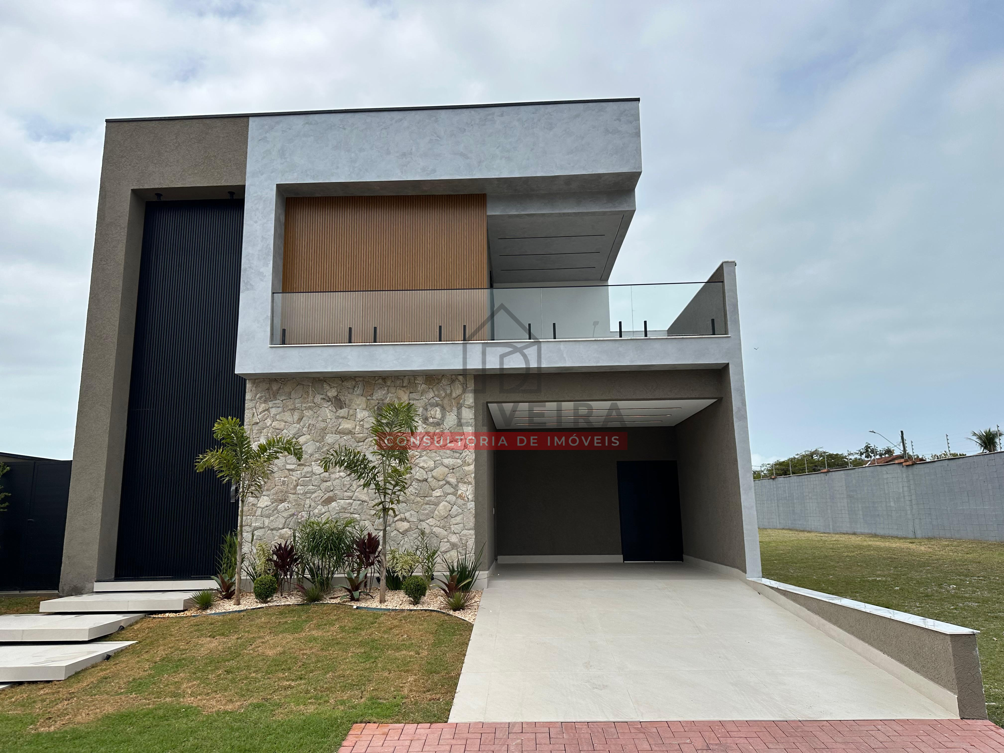 Sobrado moderno com piscina e churrasqueira no condomínio Flora Rica - Peruíbe - SP