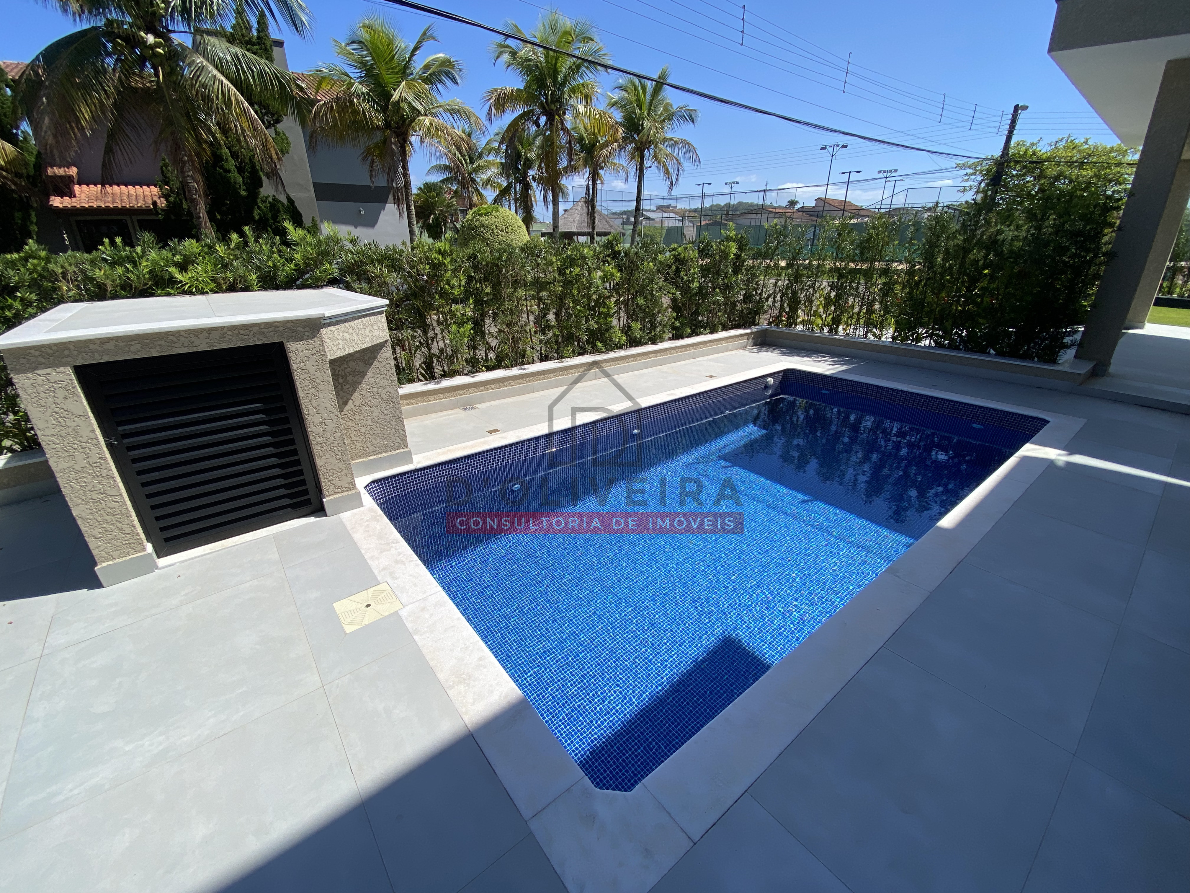 Sobrado com piscina e área gourmet no Bougainvillée Residencial II - Peruíbe - SP